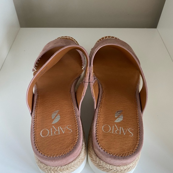 SOLD NWT Franco Sarto ‘Cappy’ pink espadrille sandals - Picture 5 of 7